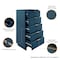 Manhattan Comfort Granville Midnight Blue 5-Drawer Tall Dresser and 3-Drawer Standard Dresser, Set of 2 GRAN014 - alternate 5